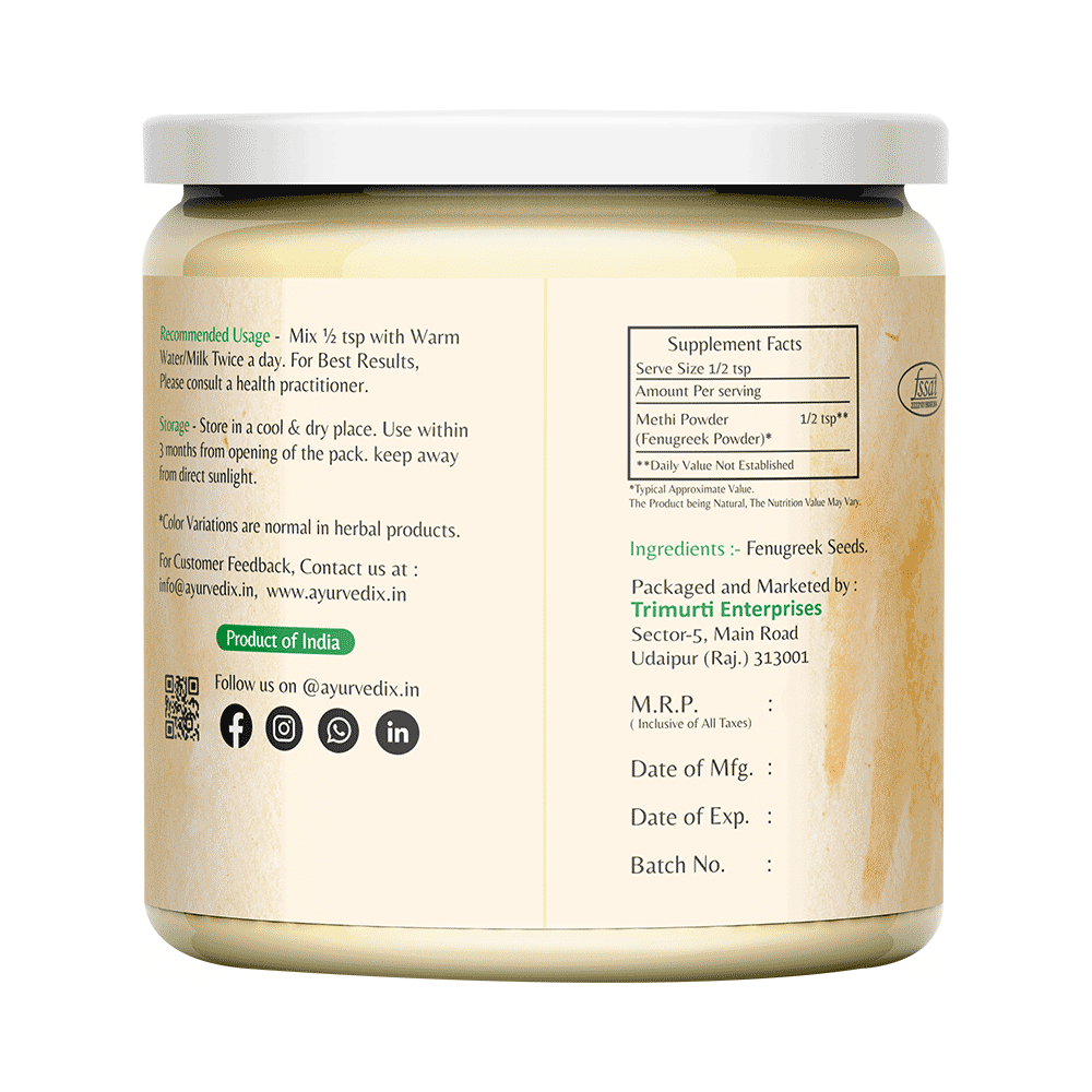 Ayurvedix Fenugreek Powder - Image 2