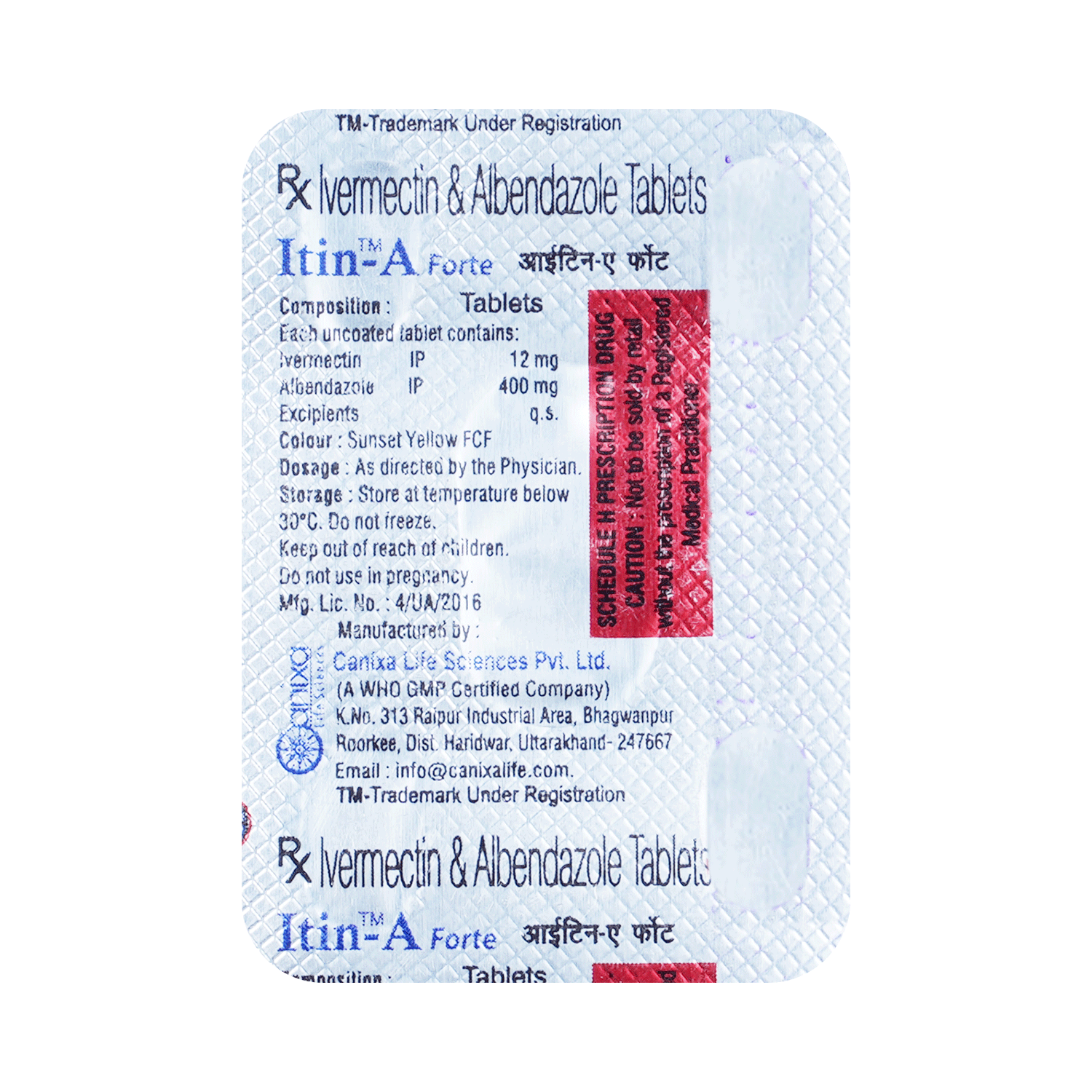 Itin-A Forte Tablet - Image 3