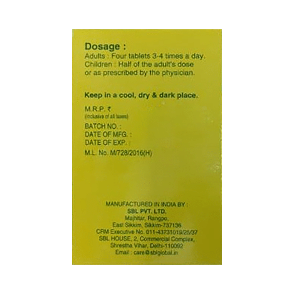 SBL Natrum Phosphoricum Biochemic Tablet 6X - Image 2