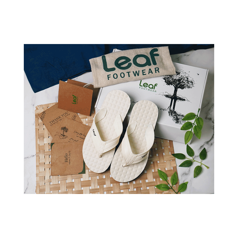 Leaf Footwear Cloud Comfort Orthopaedic Slippers White Black 10 - Image 3