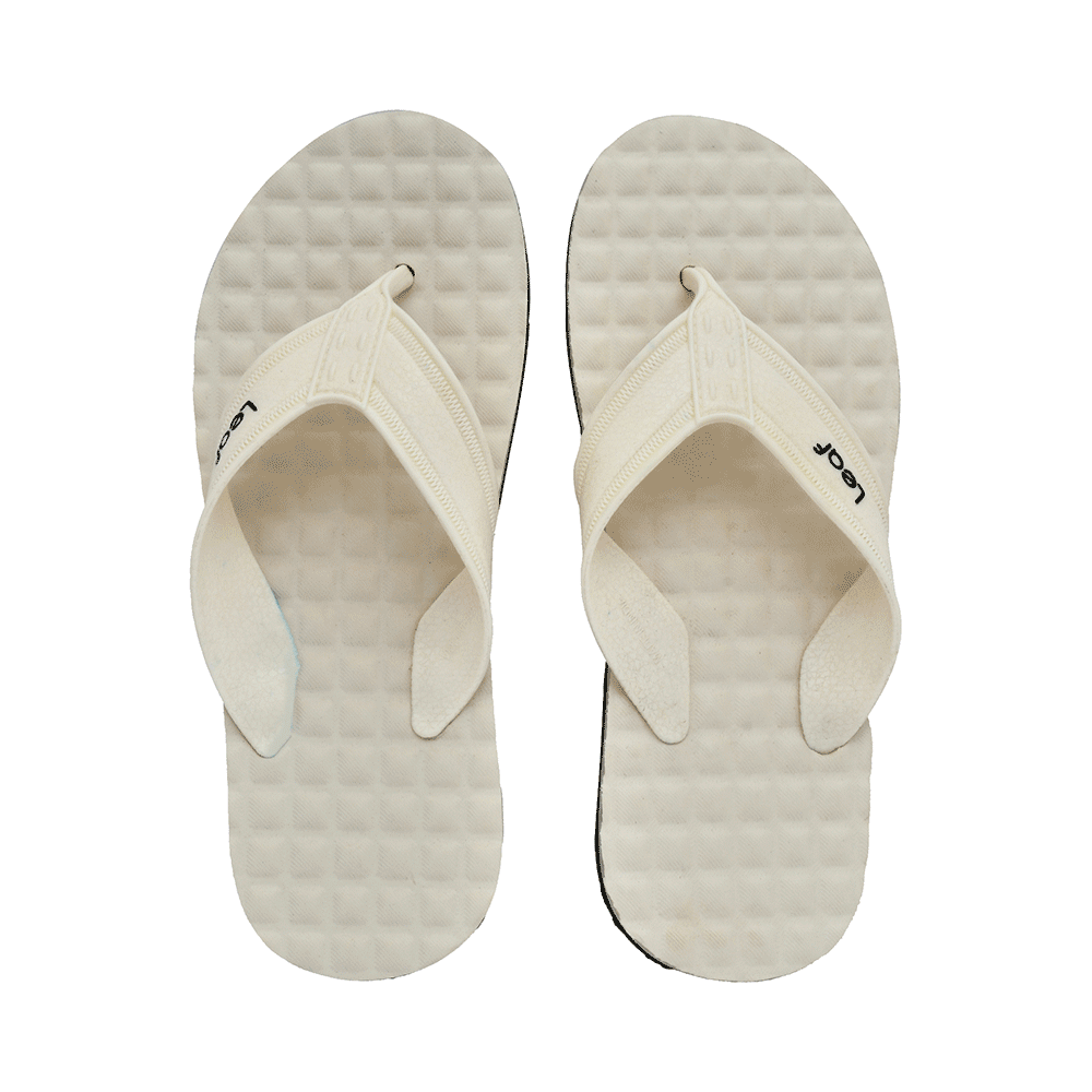Leaf Footwear Cloud Comfort Orthopaedic Slippers White Black 10 - Image 2