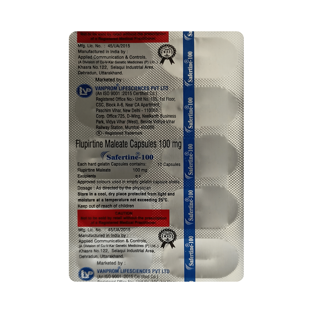 Safertine 100mg Capsule - Image 4