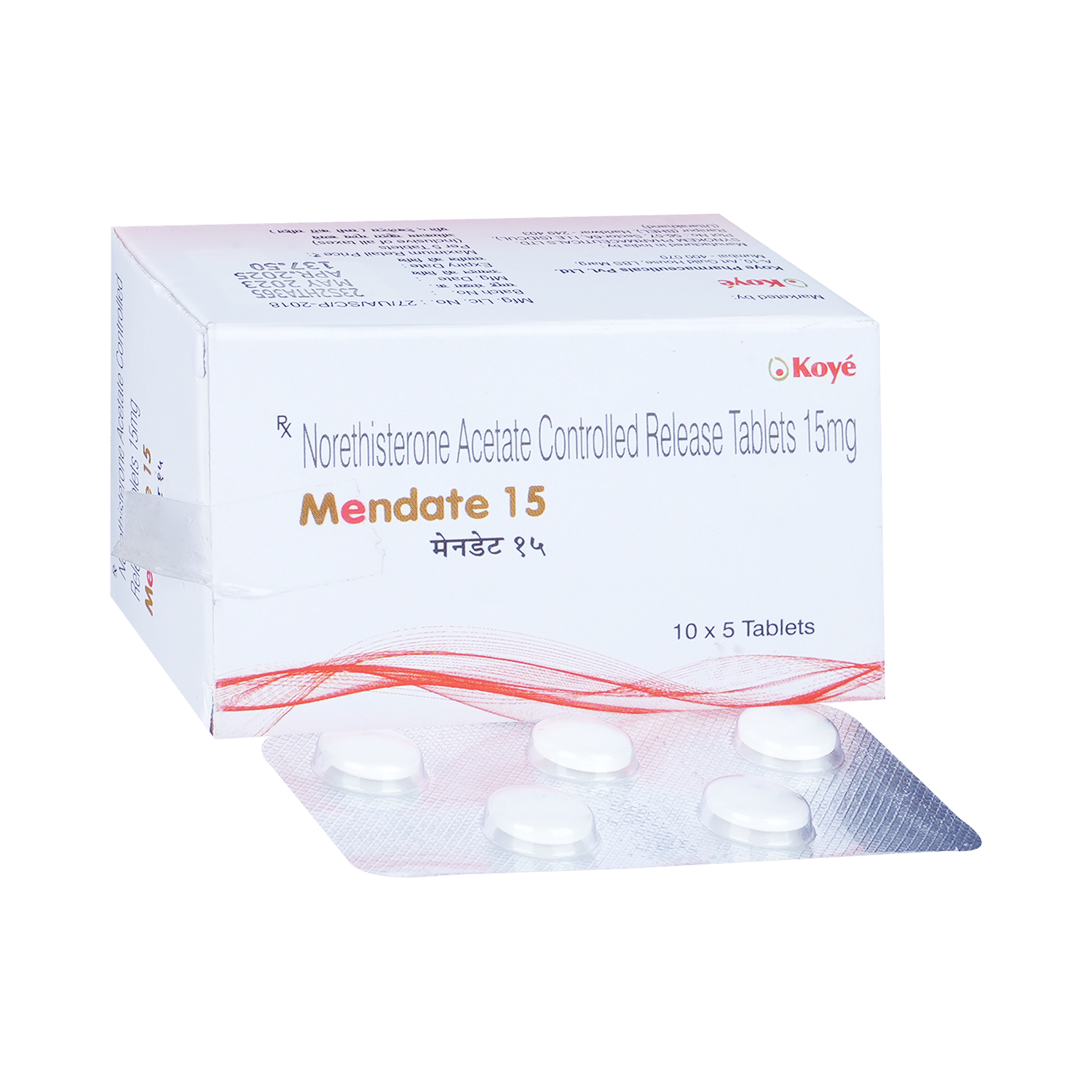 Mendate 15 Tablet CR - Image 1
