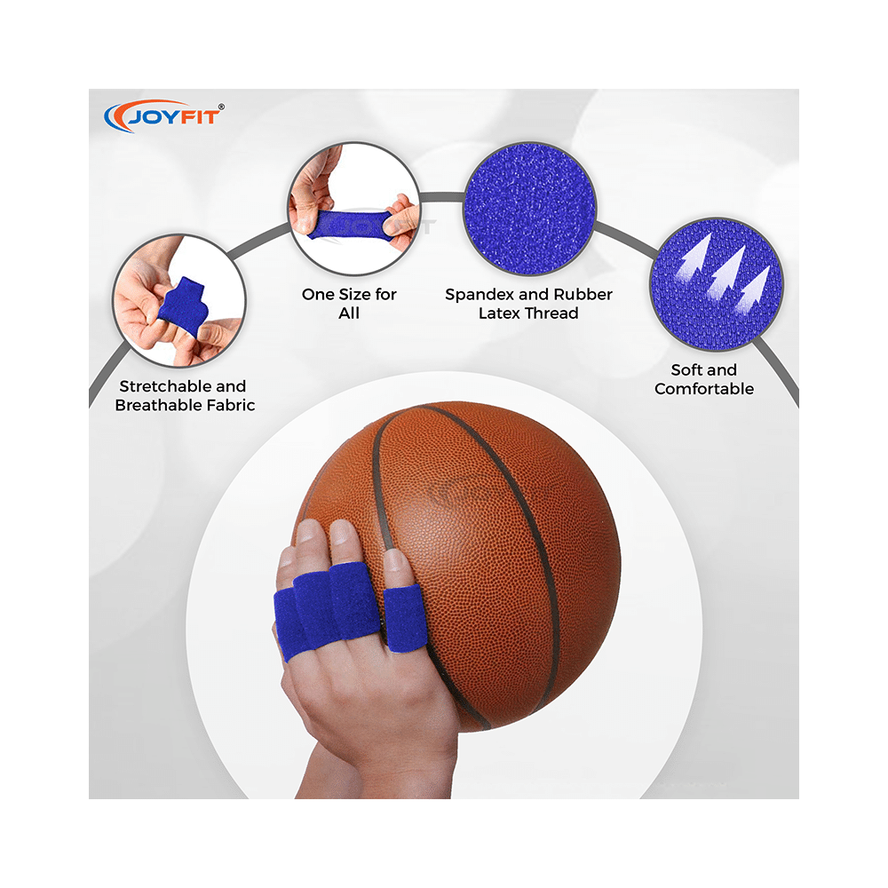 Joyfit Finger Sleeves for Support Blue - Image 2