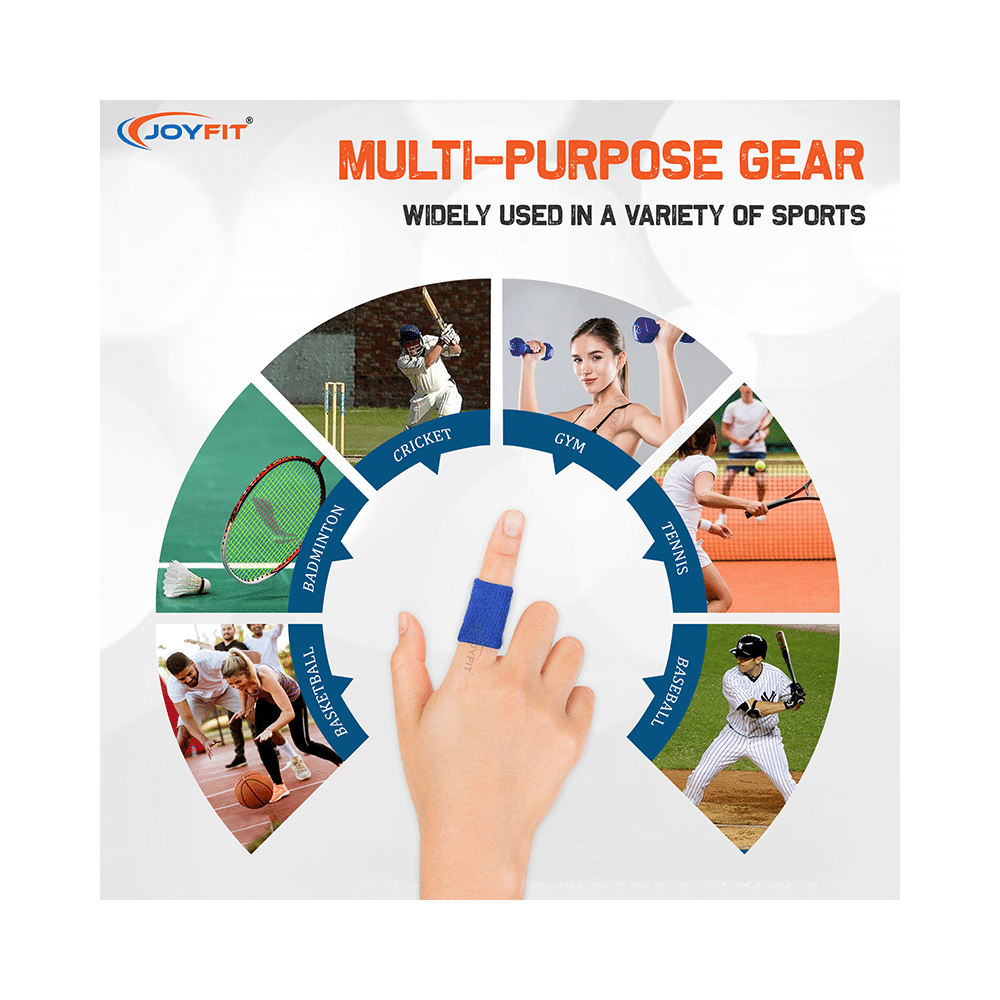 Joyfit Finger Sleeves for Support Blue - Image 6