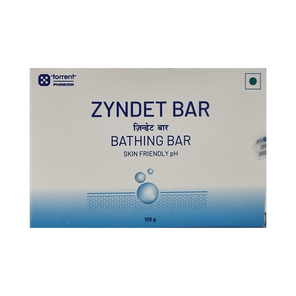 Zyndet Syndet Bathing Bar | Skin Friendly pH | Gently Cleanses & Nourishes the Skin - Image 1