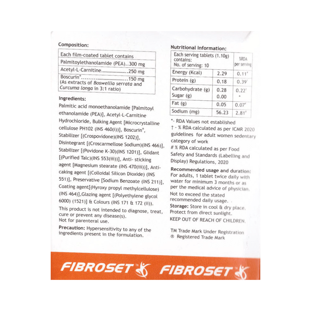Fibroset Tablet for Joint Health & Nerve Pain - Image 2