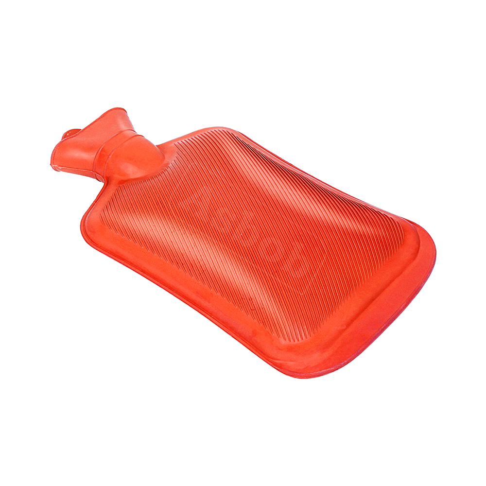 Asbob Healthcare Healthcare Hot Water Bottle, Hot Water Bag for Pain Relief and Cramps Red - Image 2