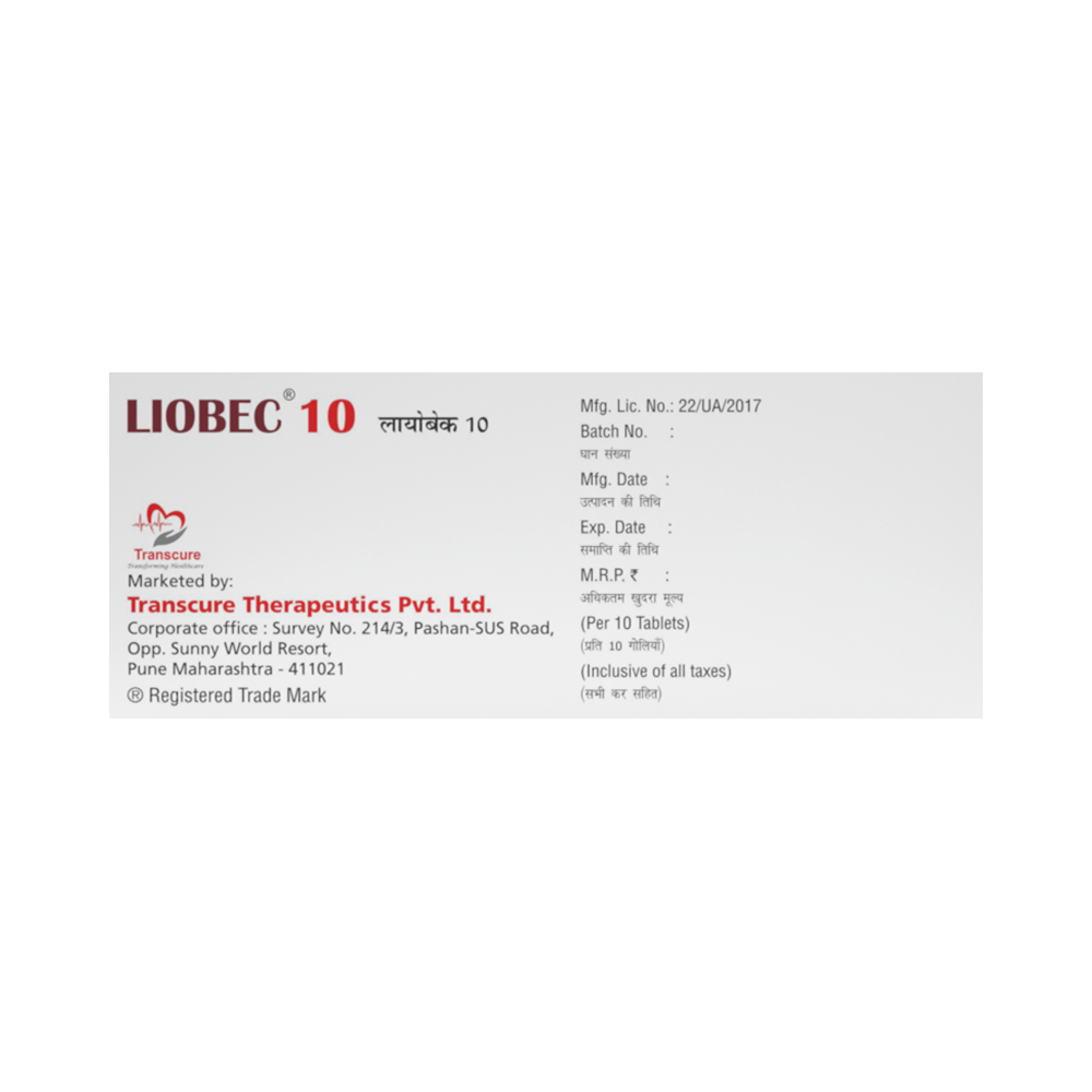 Liobec 10 Tablet - Image 2