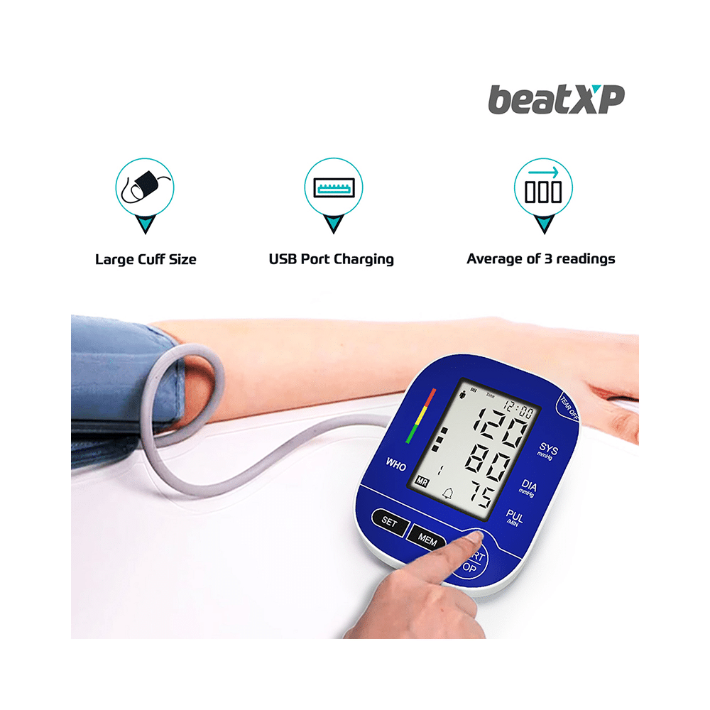 beatXP GHVMEDBPM003 Digital Upper Arm Blood Pressure Monitor - Image 3