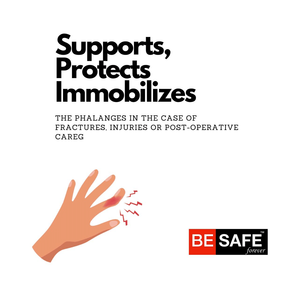 Be Safe Forever Finger Cot Splint Support Large - Image 3