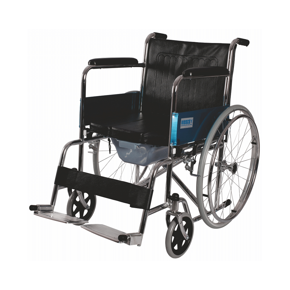 Vissco 9979 Comfort Lite Wheelchair with Commode Universal