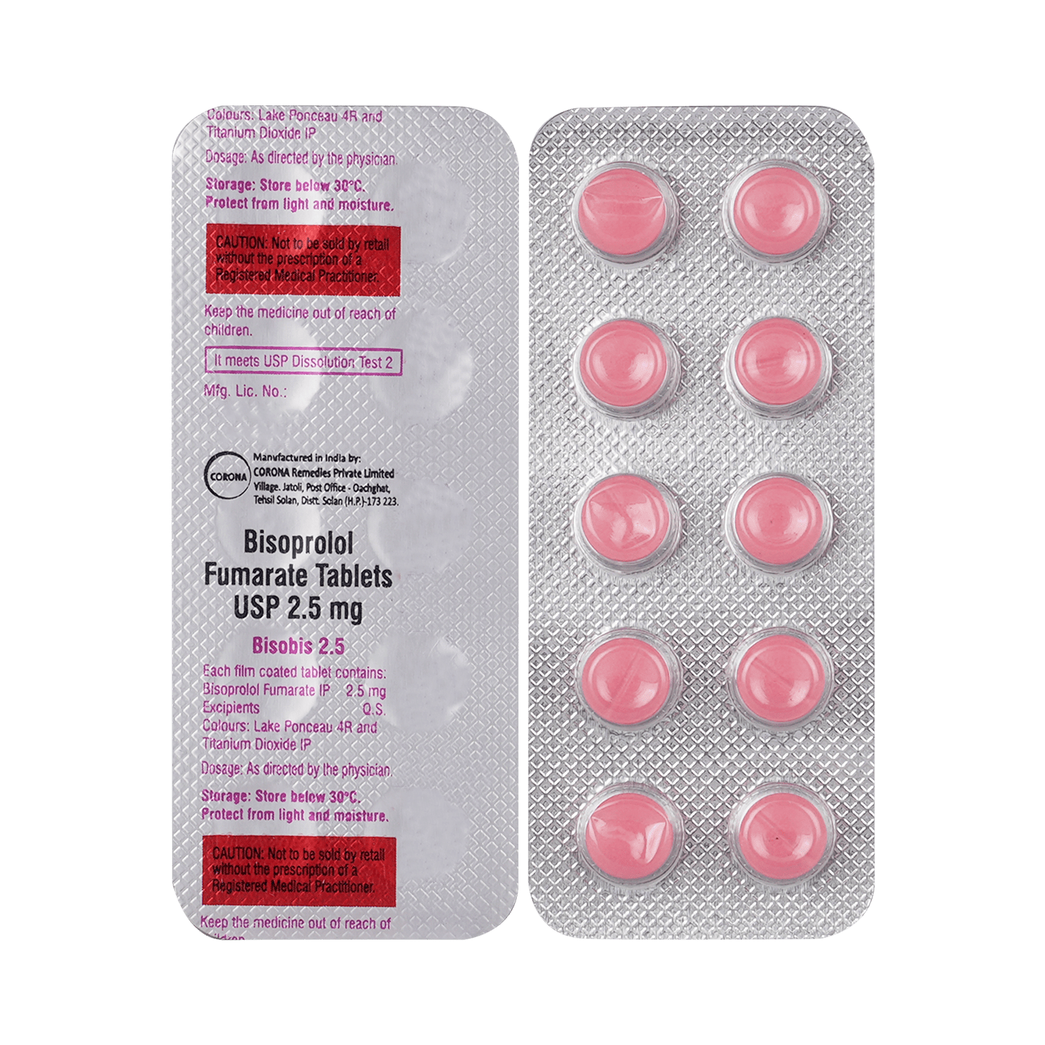 Bisobis 2.5mg Tablet