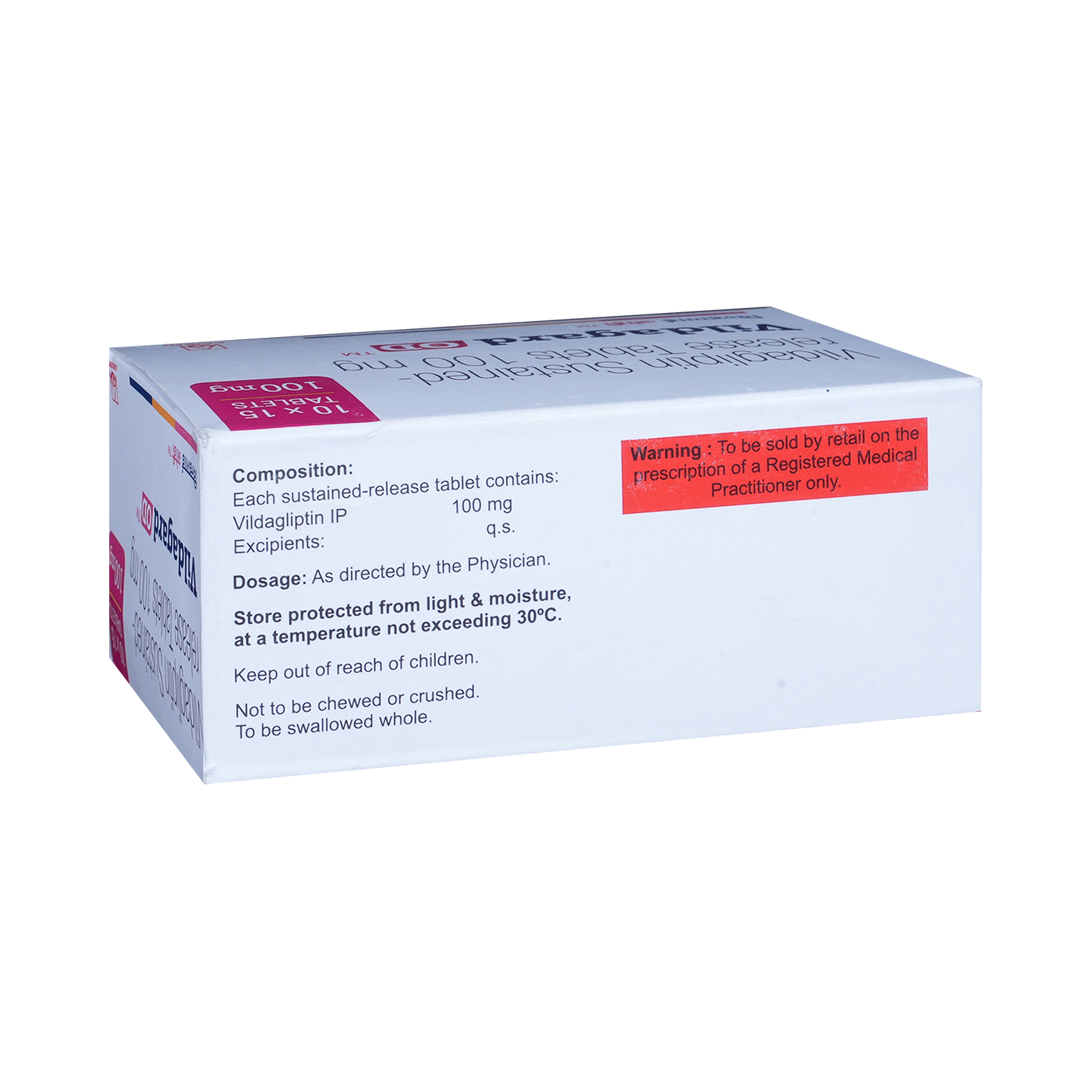 Vildagard OD 100mg Tablet - Image 3