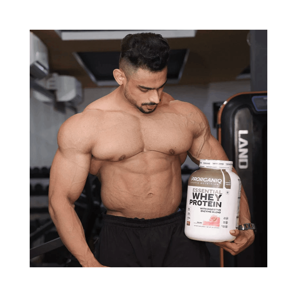 Prorganiq Essential Whey Protein Powder Rose Milk - Image 8