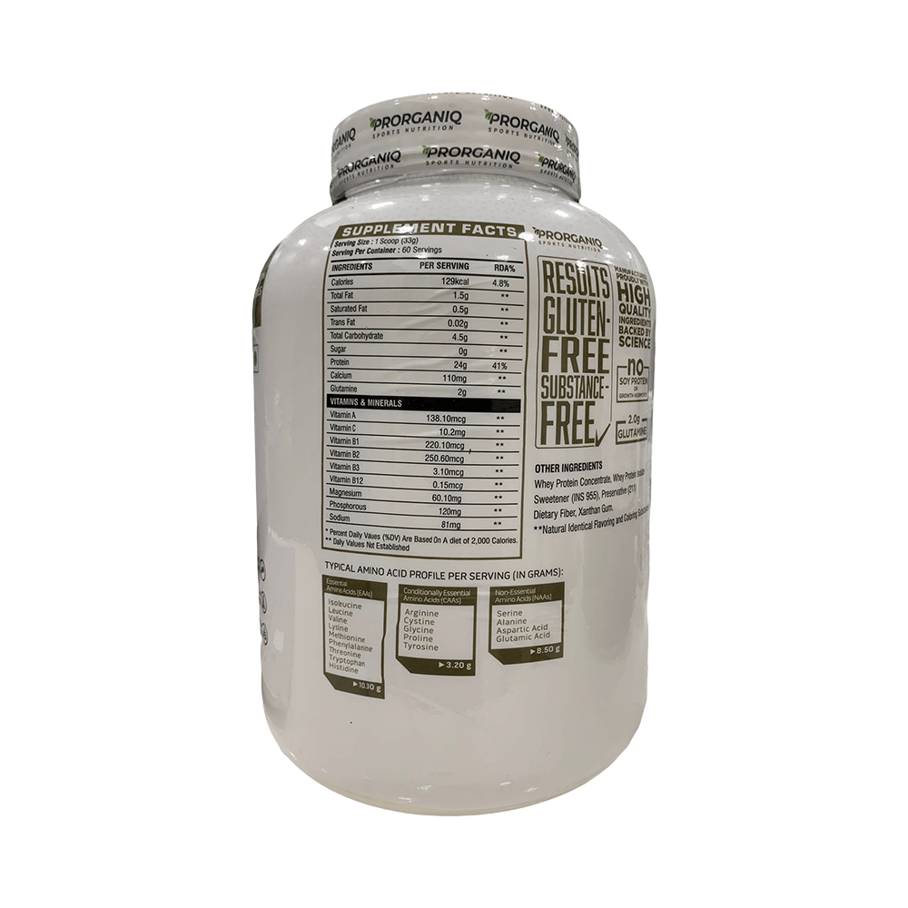 Prorganiq Essential Whey Protein Powder Rose Milk - Image 2