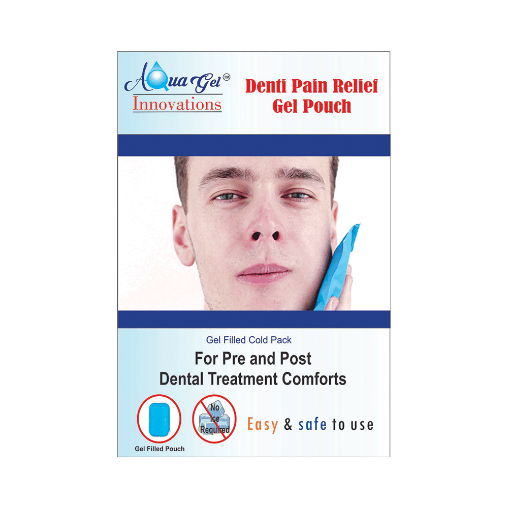 Aquagel Innovations Denti Pain Relief Gel Pouch Blue - Image 2