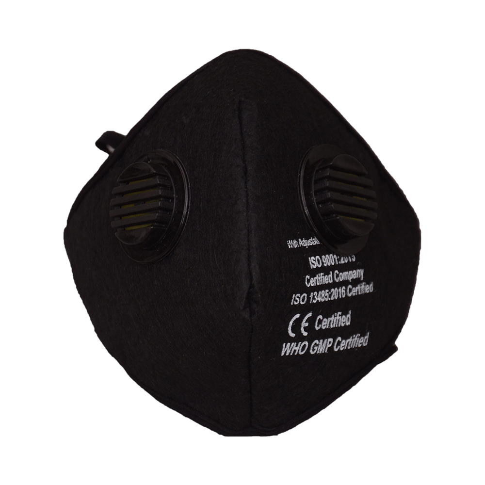 Dee Sons Anti Polluton Felt Mask with Double Valve - Image 1