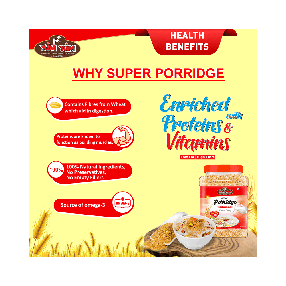 Yum Yum Instant Porridge Ready to Eat Sugar Free - Image 3