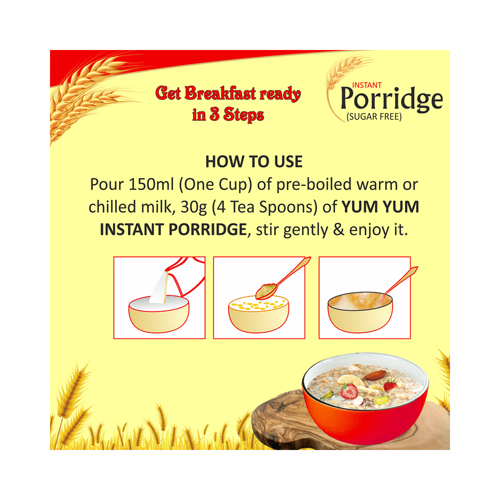 Yum Yum Instant Porridge Ready to Eat Sugar Free - Image 4