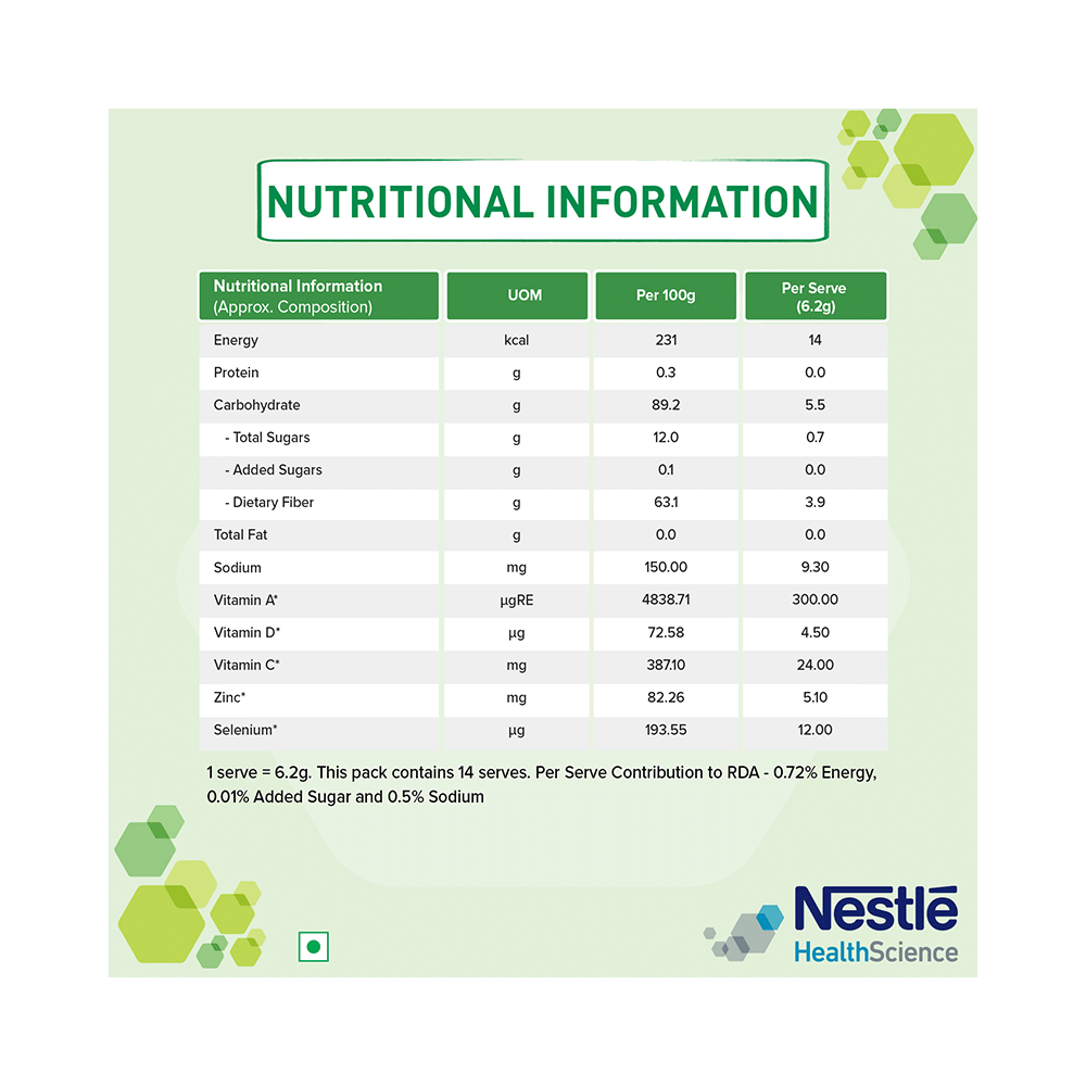 Nestle Resource Fiber Choice, Partially Hydrolyzed Guar Gum (PHGG), Prebiotic Fiber + Immunonutrients (6.2gm Each) - Image 4