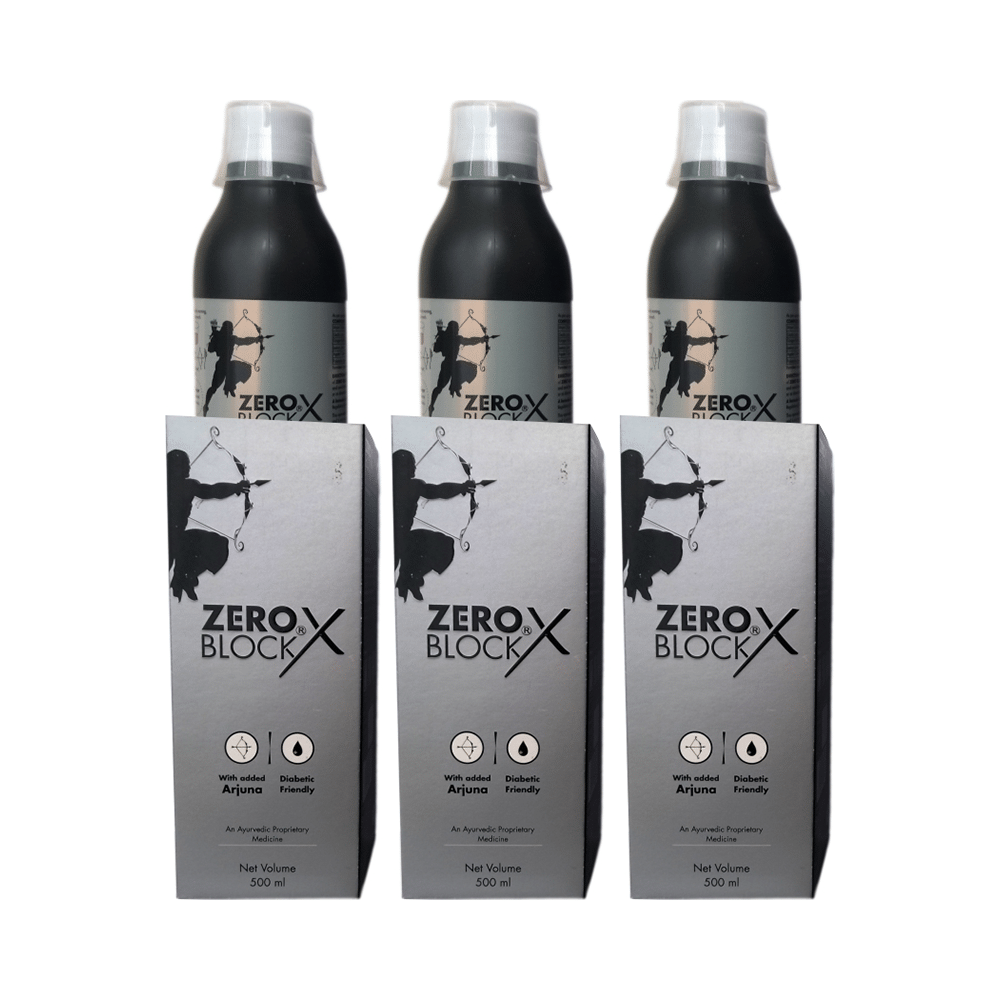 Zero Block X Syrup with Arjuna | For Heart Health (500ml Each) - Image 9