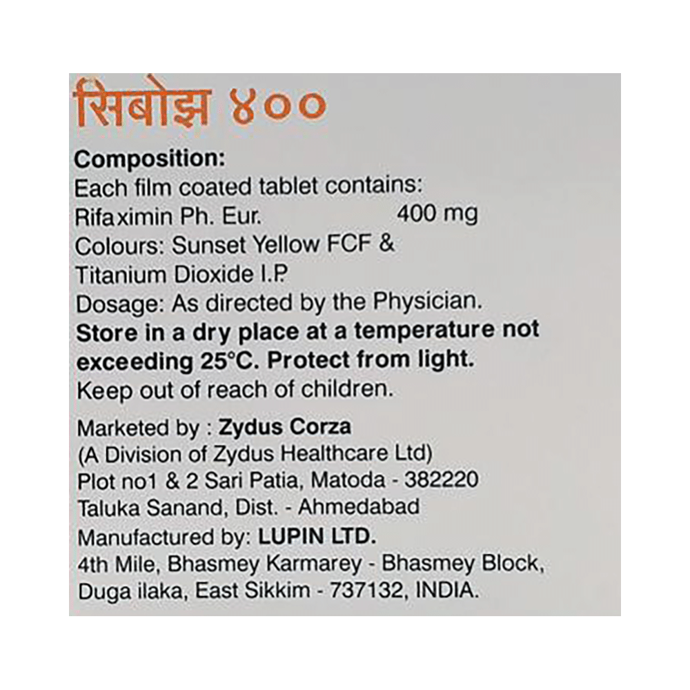 Ciboz 400 Tablet - Image 2