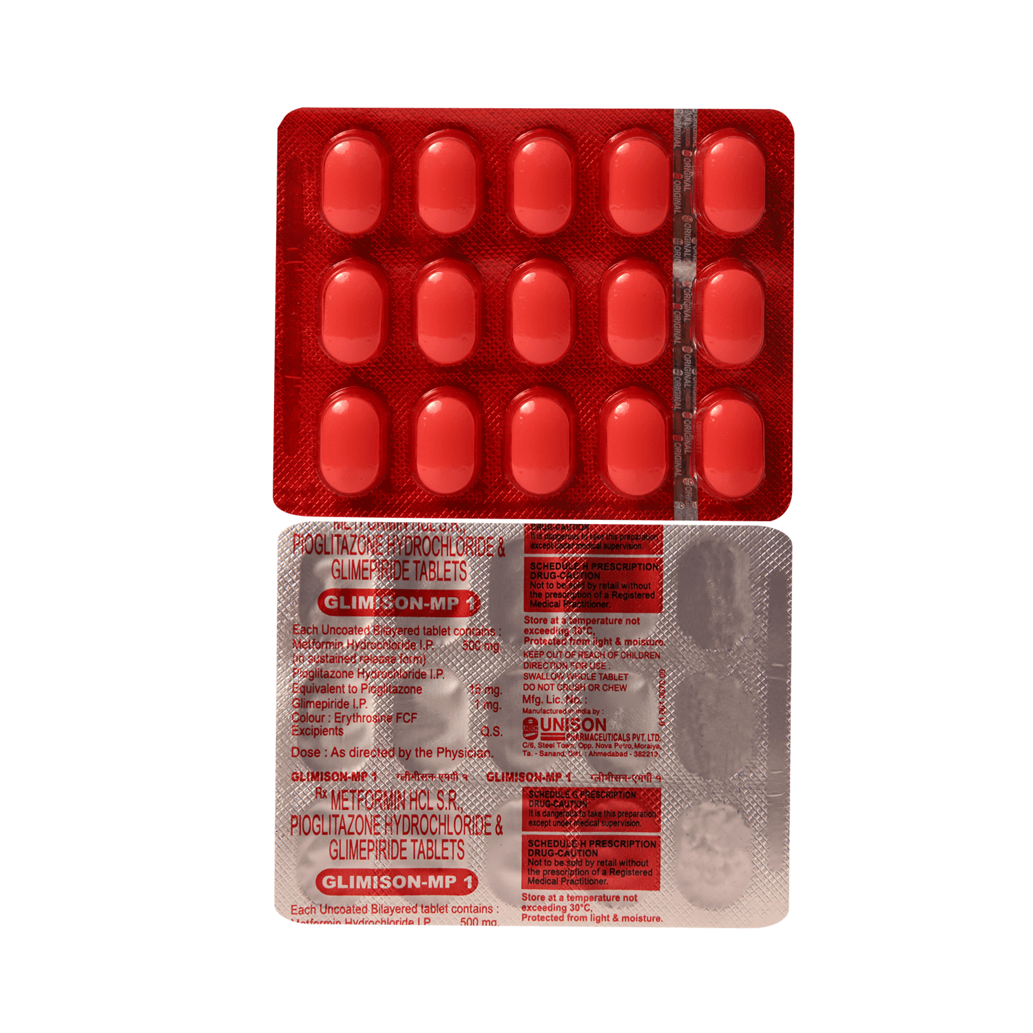 Glimison-MP 1 Tablet SR - Image 1