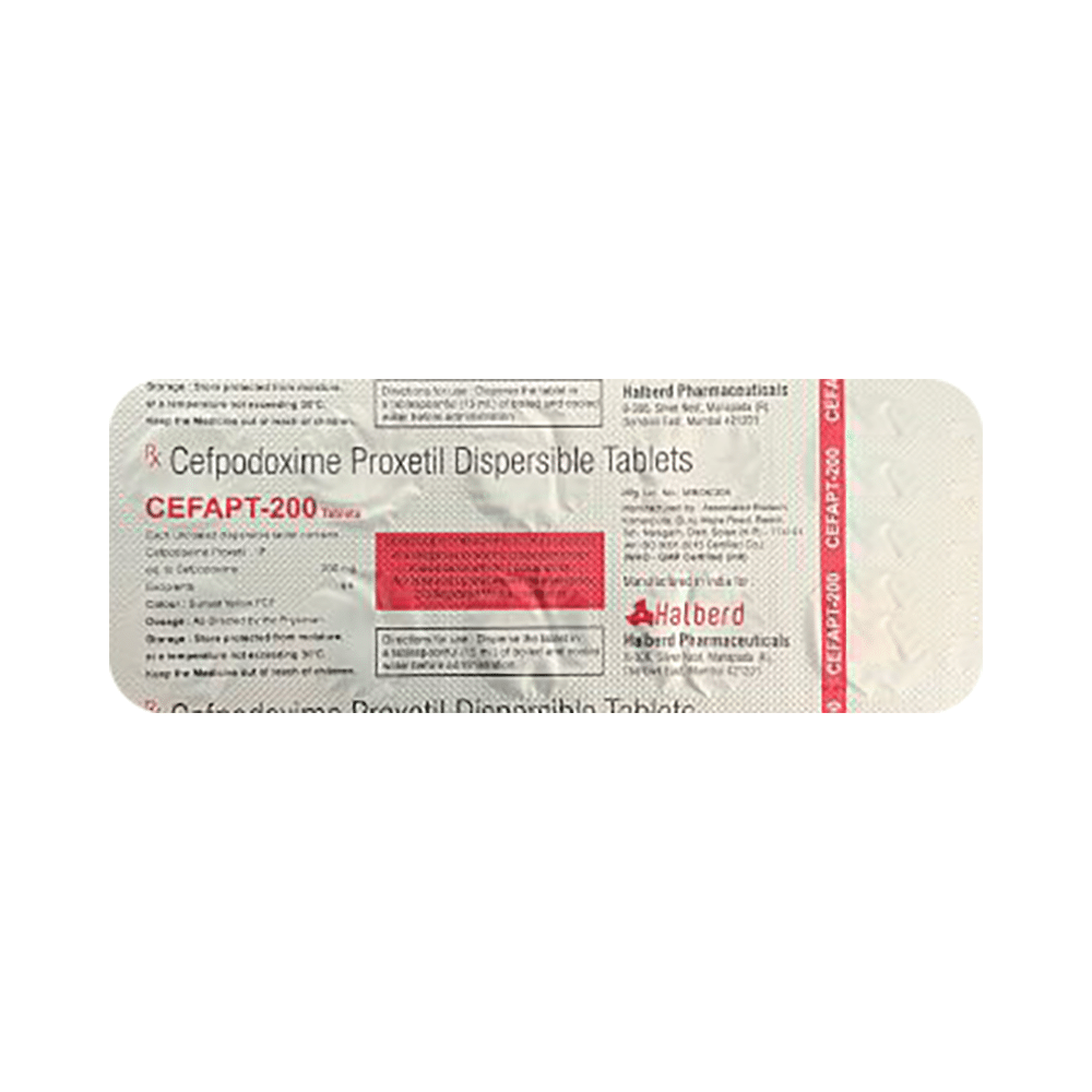 Cefapt 200 Tablet DT - Image 2