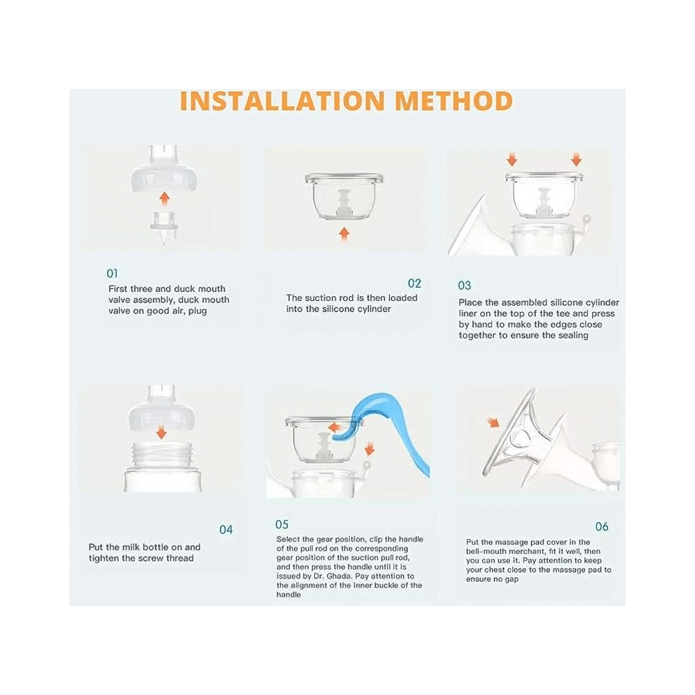 Cadle Baby Manual First Feed Breast Pump Blue - Image 2