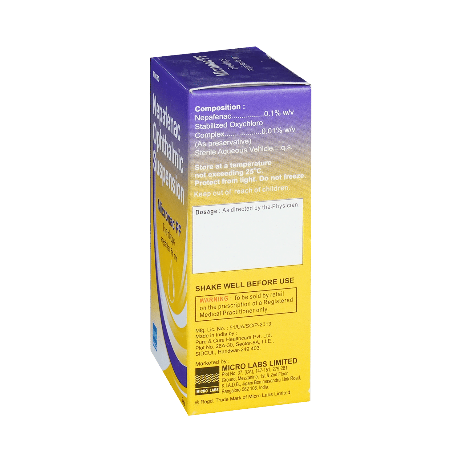 Micronac PF Eye Drop - Image 3