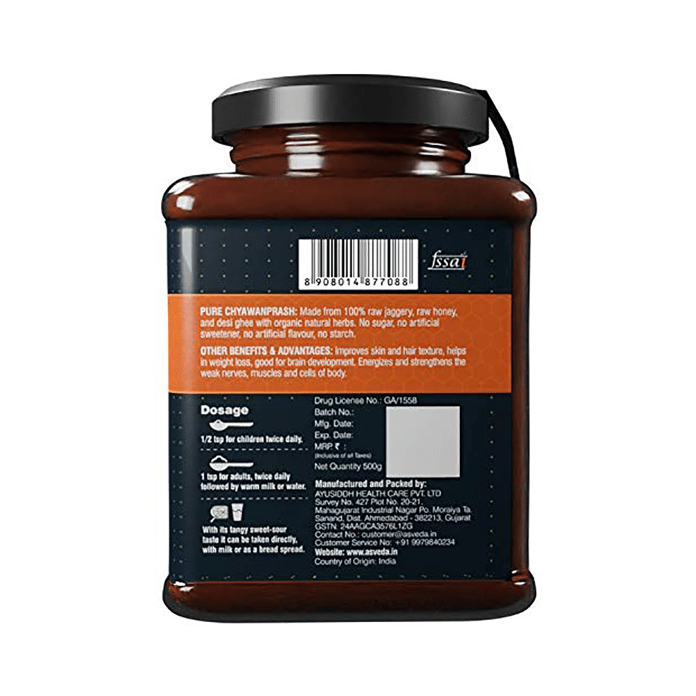 Asveda Chyawanprash 100% Raw Jaggery and Honey (500gm Each) - Image 2