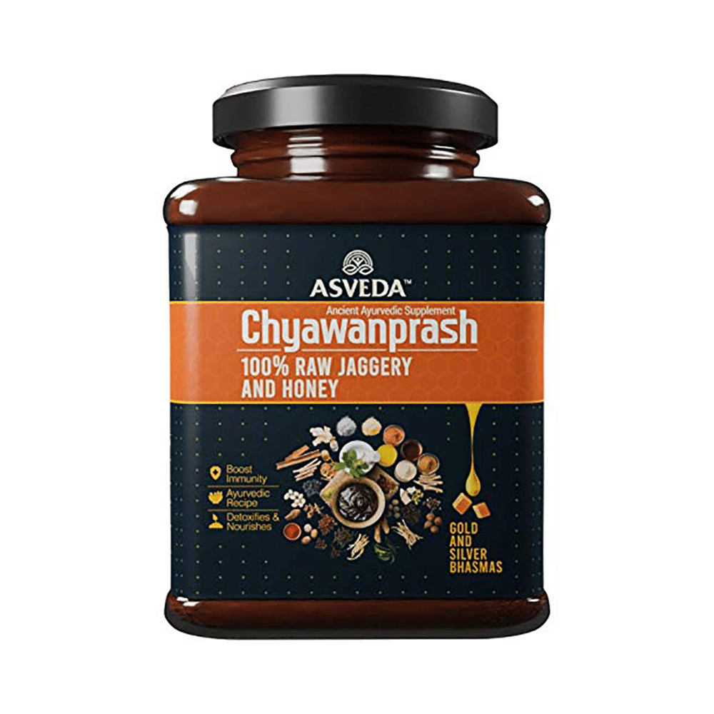 Asveda Chyawanprash 100% Raw Jaggery and Honey (500gm Each) - Image 1