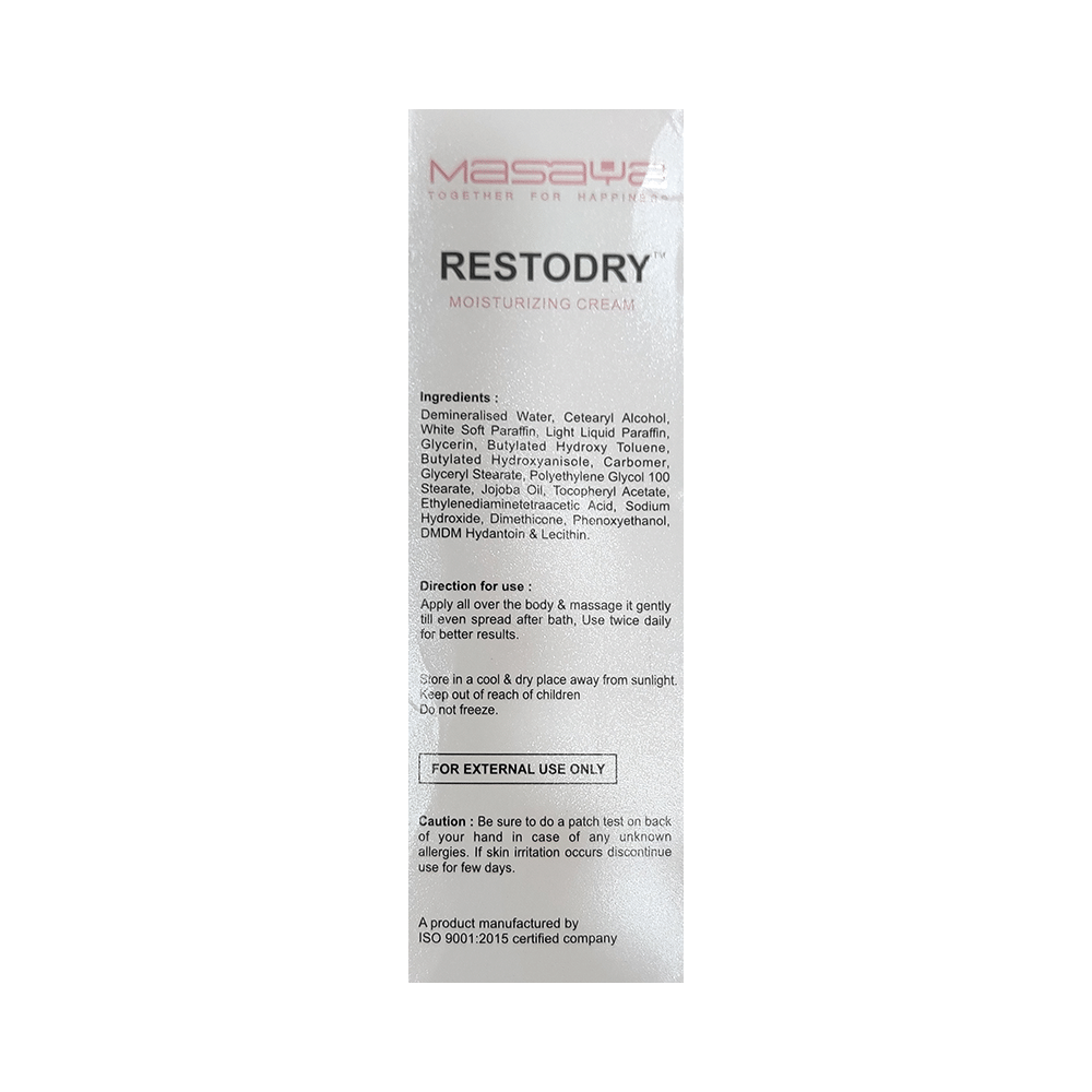 Restodry Deep Nourishing Moisturizing Cream | For Hypersensitive Skin | Paraben-Free - Image 2
