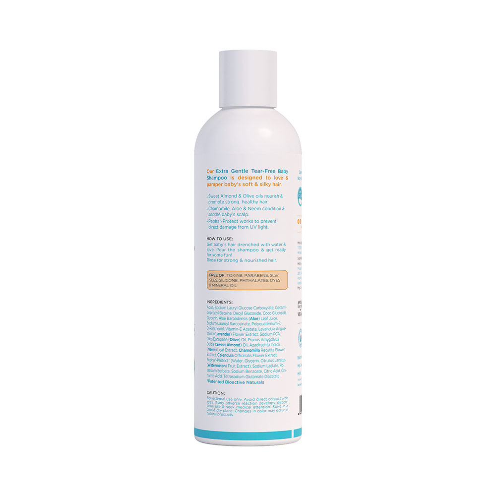 Mommypure Combo Pack of Soft As A Cloud Baby Lotion, Extra Gentle Tear-Free Shampoo and Oh So Blissful! Baby Body Wash (120ml Each) - Image 3