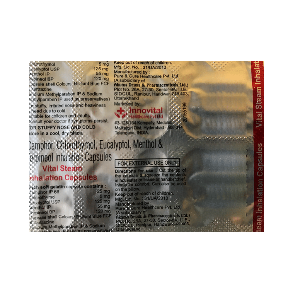 Vital Steam Inhalation Capsule - Image 3