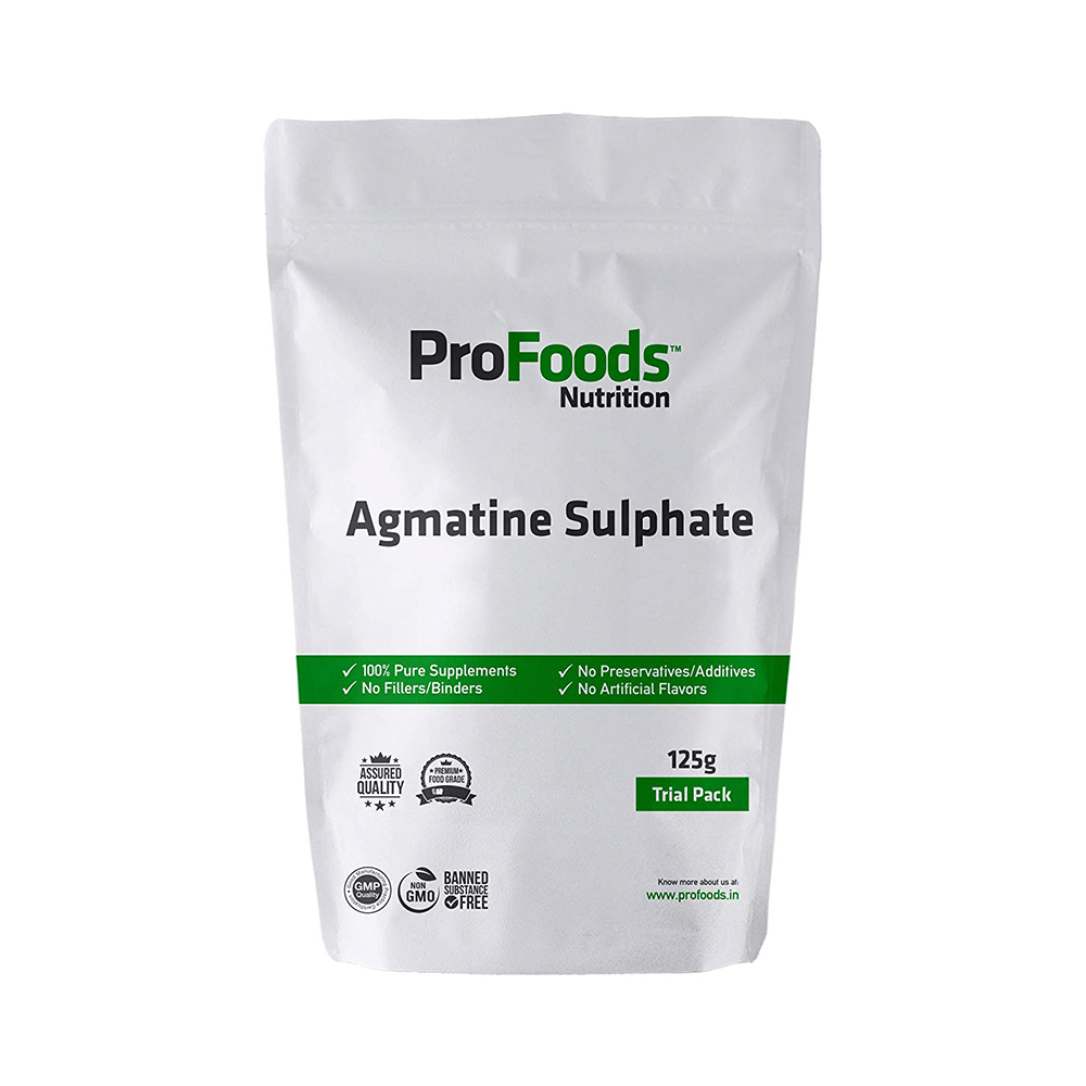 ProFoods Nutrition Agmatine Sulphate for Heart, Muscle & Brain Health - Image 1