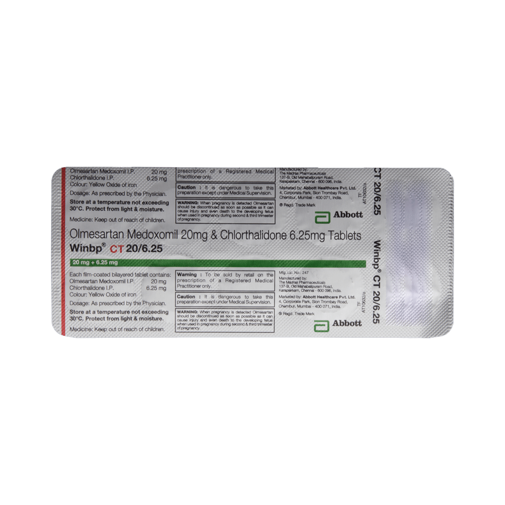 Winbp CT 20/6.25 Tablet - Image 5