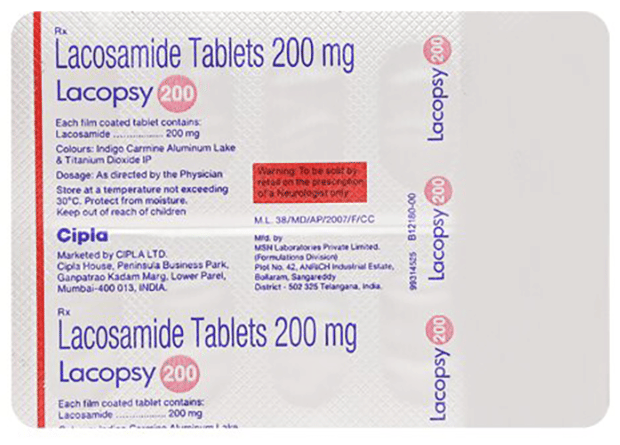 Lacopsy 200 Tablet