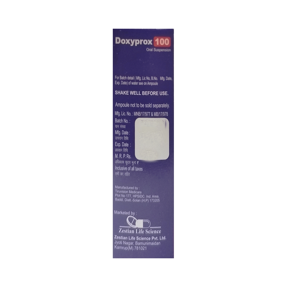 Doxyprox 100 Oral Suspension Mango - Image 3