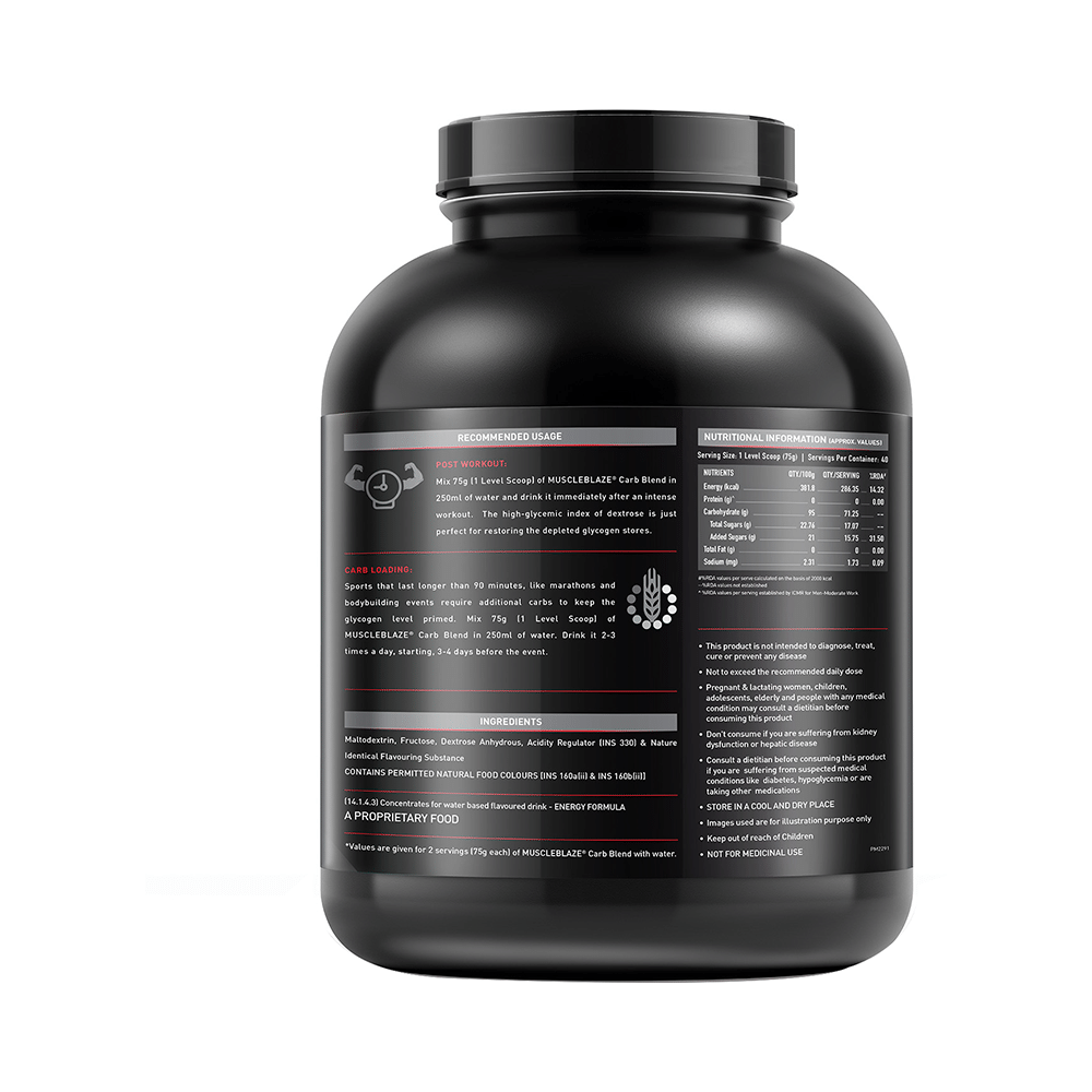 MuscleBlaze Carb Blend Mango - Image 3