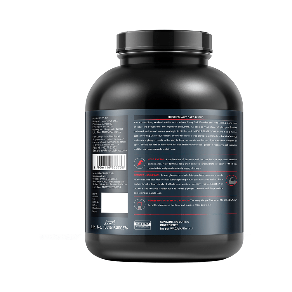MuscleBlaze Carb Blend Mango - Image 2