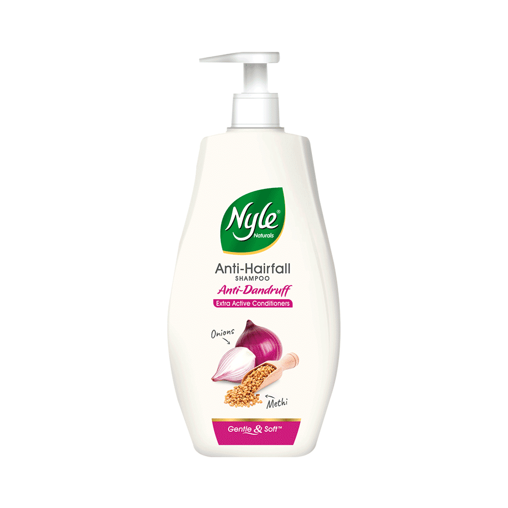 Nyle Natural Anti-Hairfall Shampoo Onion and Methi Anti Dandruff - Image 1
