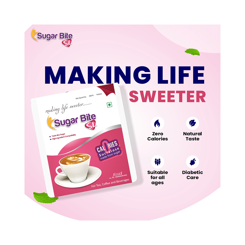Sugar Bite SL 0 Calories Sucralose Made from Sugar Pellets - Image 5