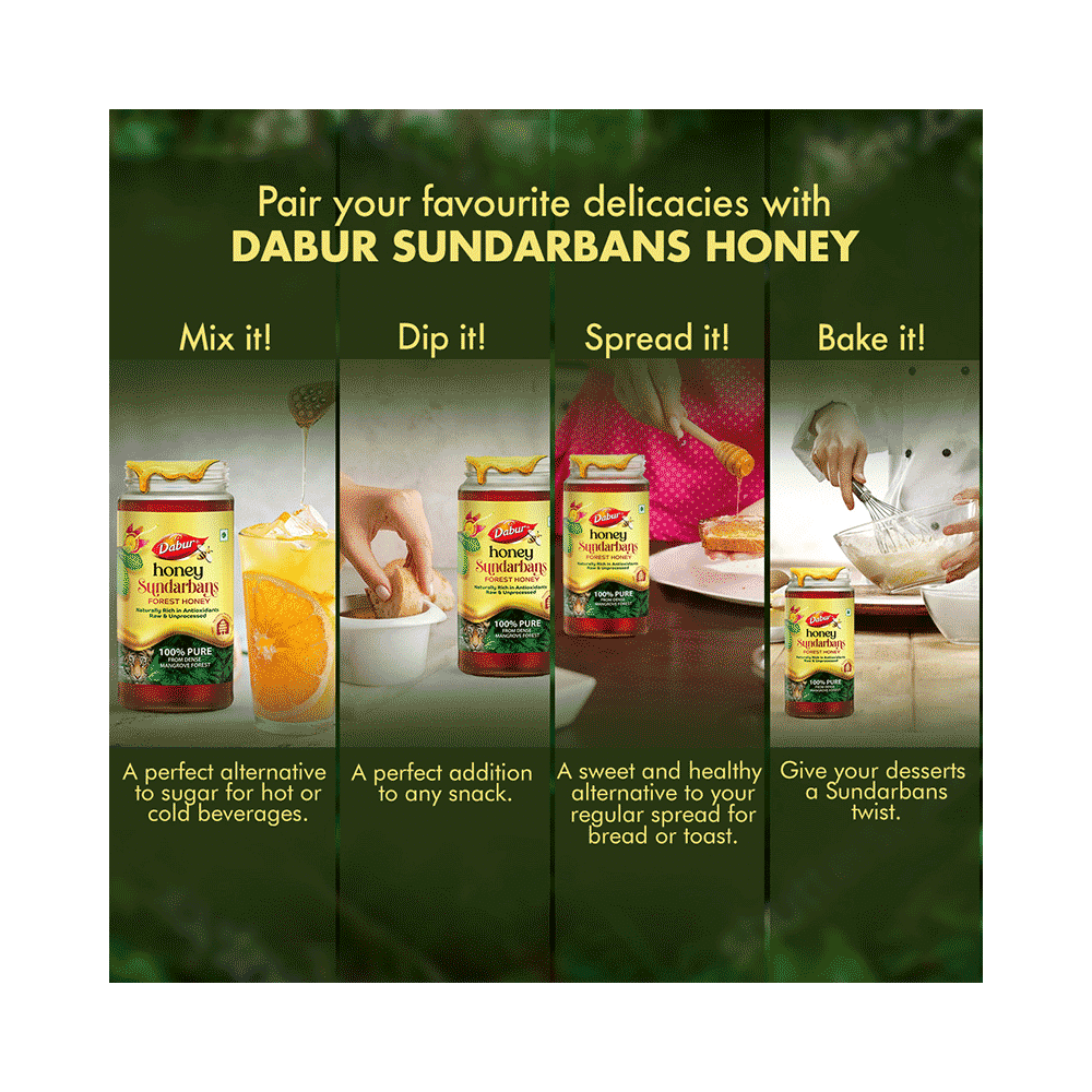 Dabur Sundarbans Forest Honey 100% Pure | World’S No.1 Honey Brand With No Sugar Adulteration - Image 9