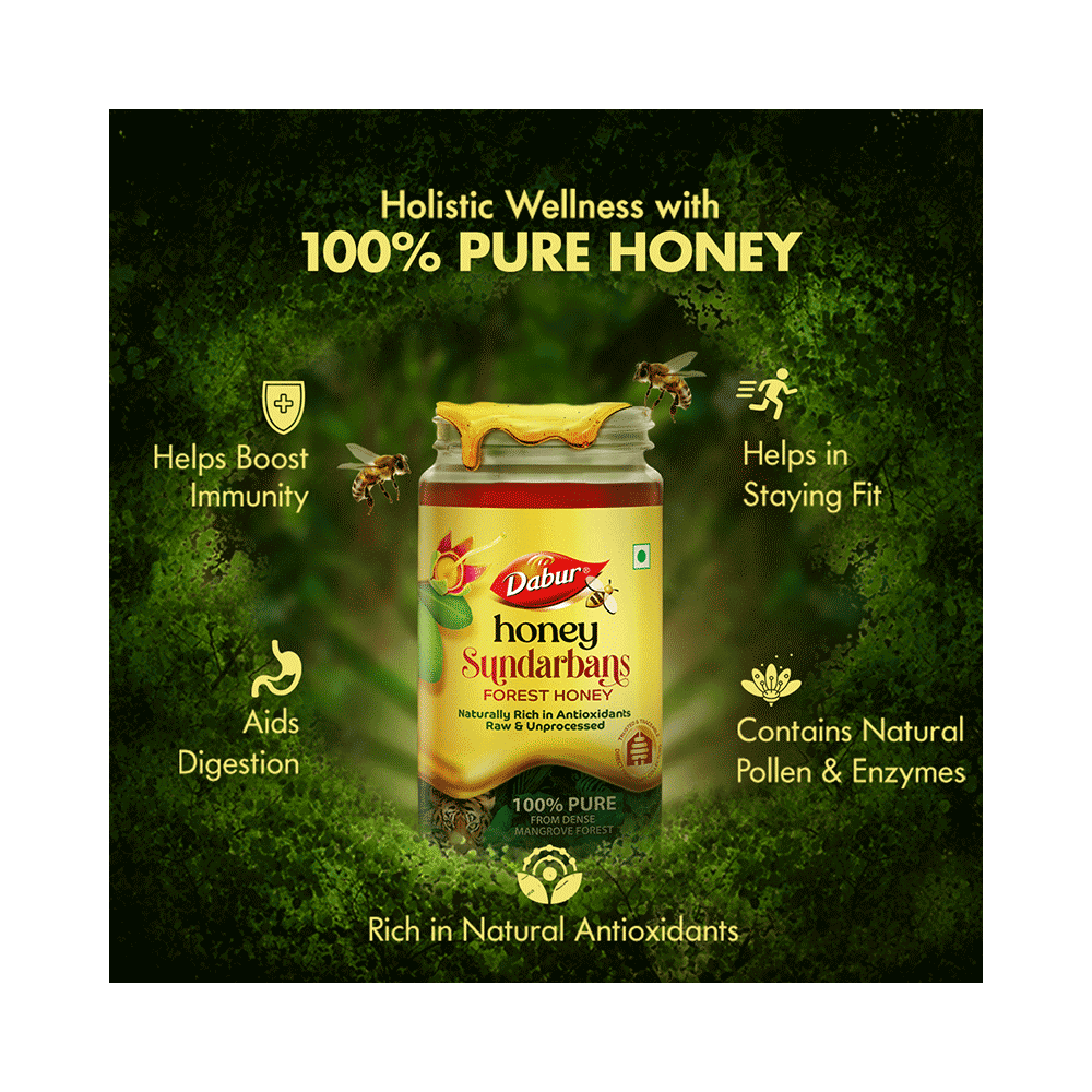 Dabur Sundarbans Forest Honey 100% Pure | World’S No.1 Honey Brand With No Sugar Adulteration - Image 8