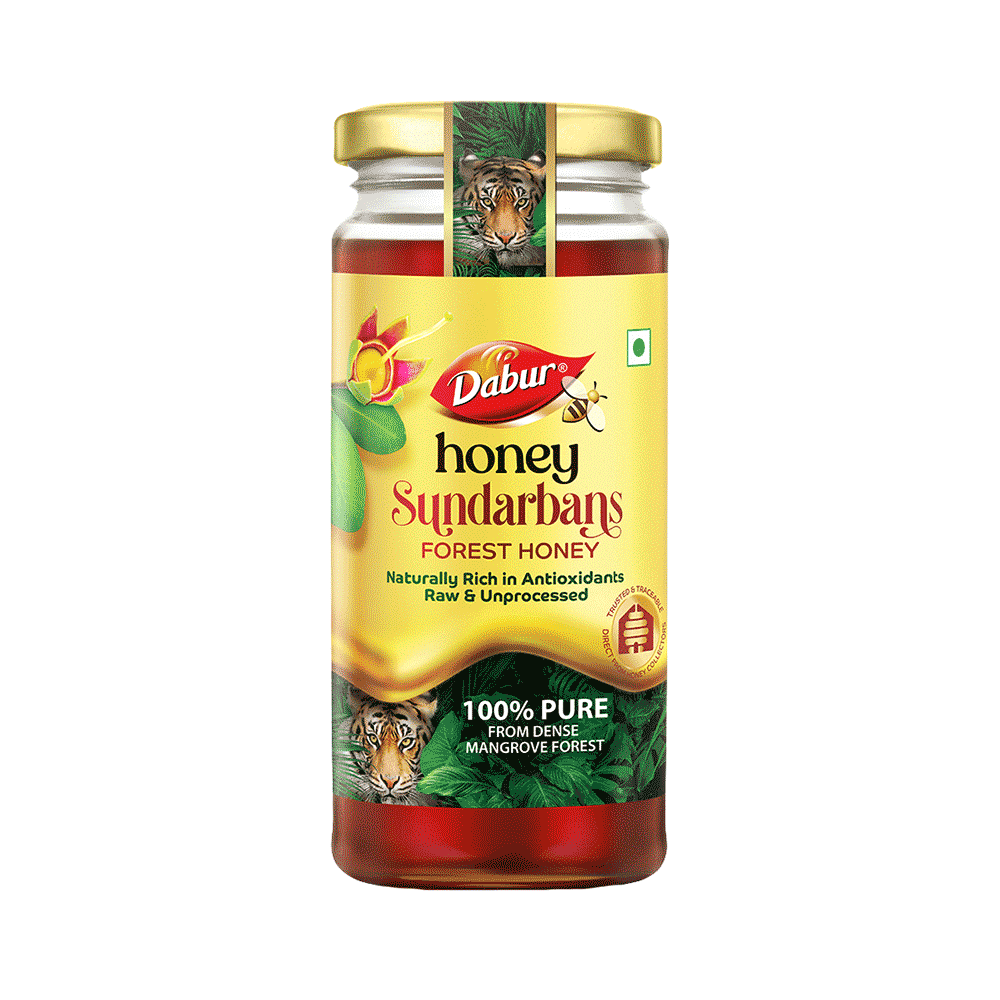 Dabur Sundarbans Forest Honey 100% Pure | World’S No.1 Honey Brand With No Sugar Adulteration - Image 1