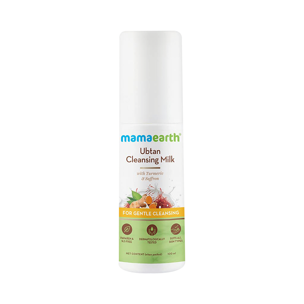 Mamaearth Ubtan Cleansing Milk with Turmeric - Image 1