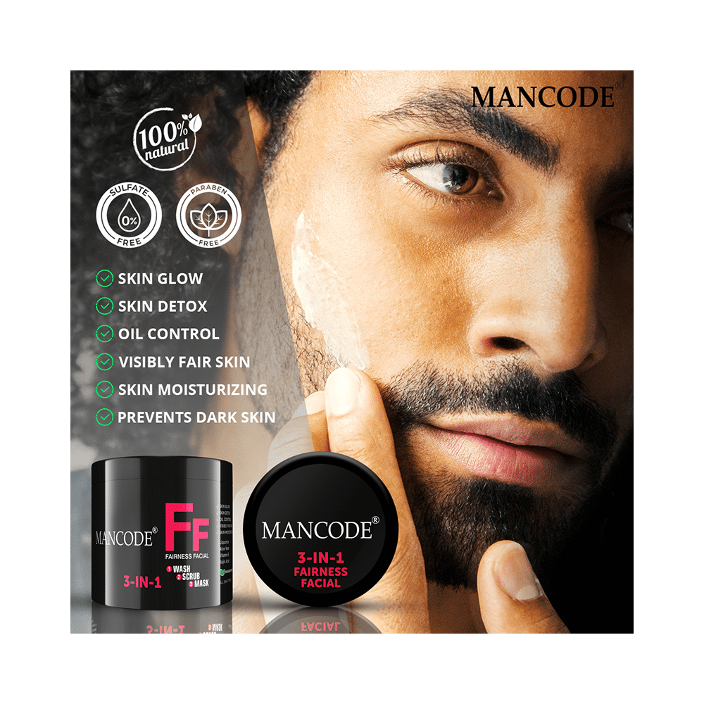 Mancode 3-in-1 Facial Fairness Facial - Image 4