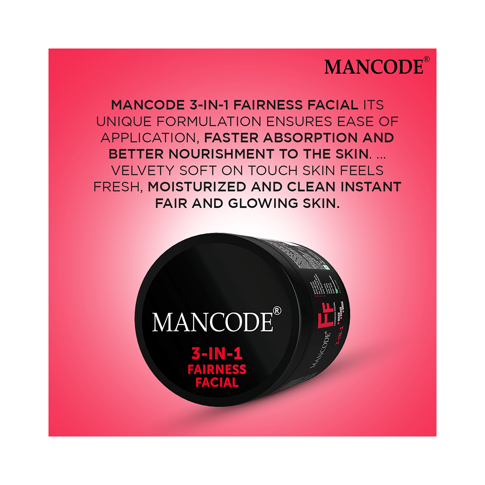 Mancode 3-in-1 Facial Fairness Facial - Image 3